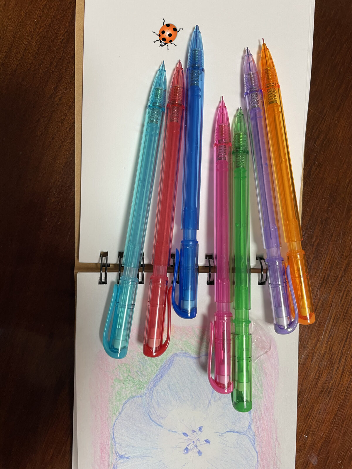 カラー芯シャープ 春は絵を描きたくなる季節です 新しい書き味の色鉛筆です